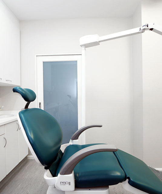 Dentist chair at Bayview Dental